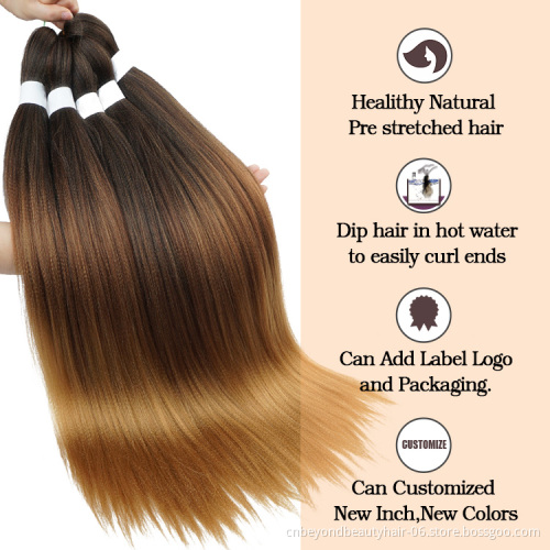 Pre Stretched Jumbo easy braid hair ombre braiding Hair For Wholesale Best Cheap Synthetic pre Stretched Hair braids